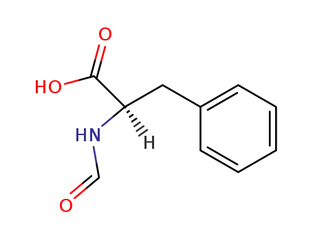 Molecular Structure of 59366-89-1 (N-FORMYL-D-PHENYLALANINE)