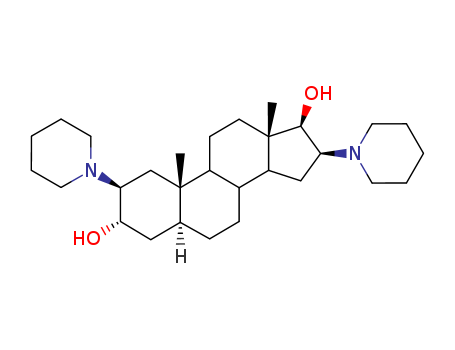 13522-16-2,2,16-Dipiperidin-1-ylandrosta-3,17-diol,5a-Androstane-3a,17b-diol, 2b,16b-dipiperidino- (8CI);2b,16b-Dipiperidino-5a-androstane-3a,17b-diol;