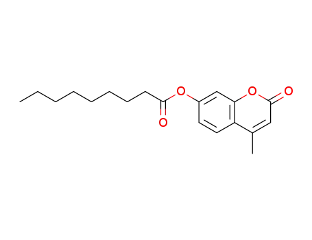 Molecular Structure of 18319-93-2 (4-METHYLUMBELLIFERYL NONANOATE)
