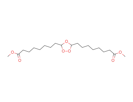Molecular Structure of 139748-42-8 (1,2,4-Trioxolane-3,5-dioctanoic acid, dimethyl ester, cis-)