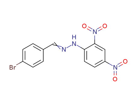 Benzaldehyde, 4-bromo-, (2,4-dinitrophenyl)hydrazone