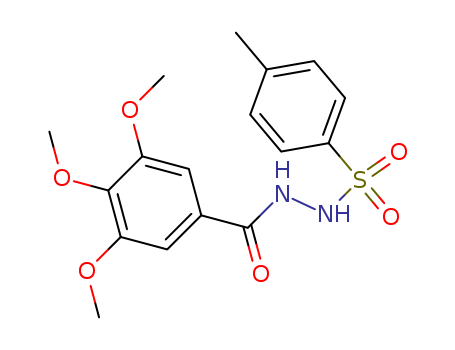 13513-93-4,2'-(p-tosyl)(3,4,5-trimethoxybenzo)hydrazide,Hydrazine,1-(p-tolylsulfonyl)-2-(3,4,5-trimethoxybenzoyl)- (6CI,8CI); NSC 92966