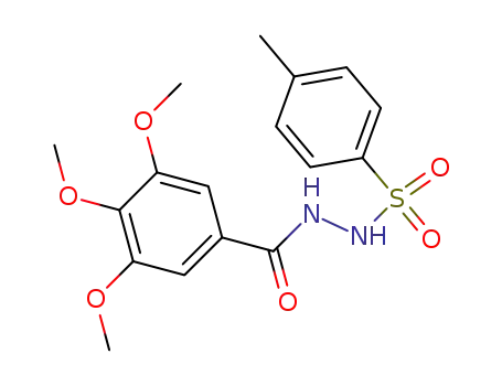 Molecular Structure of 13513-93-4 (2'-(p-tosyl)(3,4,5-trimethoxybenzo)hydrazide)