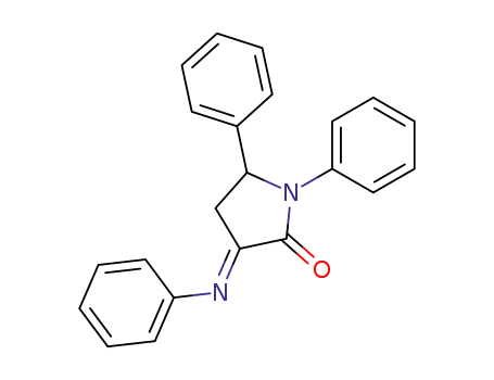 Molecular Structure of 102704-29-0 (1,5-diphenyl-3-phenylimino-pyrrolidin-2-one)