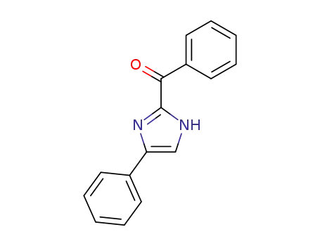 Molecular Structure of 1088-84-2 (Methanone, phenyl(4-phenyl-1H-imidazol-2-yl)-)