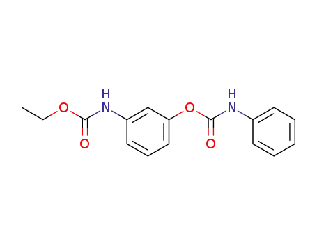 Molecular Structure of 13684-56-5 ([3-[[(Phenylamino)carbonyl]oxy]phenyl]carbamic acid ethyl ester)
