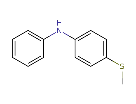 Molecular Structure of 116924-82-4 (4-(methylsulfanyl)diphenylamine)
