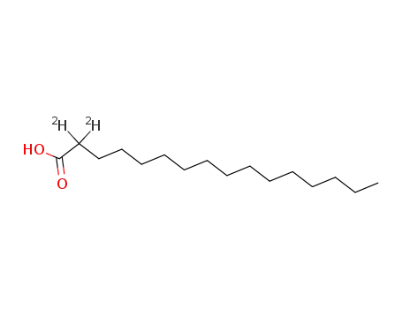 Molecular Structure of 62689-96-7 (HEXADECANOIC-2,2-D2 ACID)