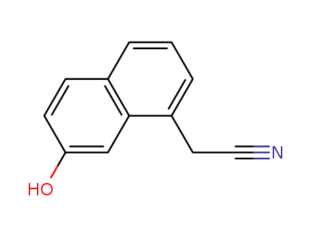 Molecular Structure of 1079774-32-5 ((7-hydroxy-1-naphthyl)acetonitrile)