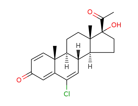 17-acetyl-6-chloro-17-hydroxy-10,13-dimethyl-9,11,12,14,15,16-hexahydro-8H-cyclopenta[a]phenanthren-3-one