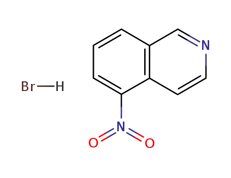 Molecular Structure of 58142-72-6 (5-nitroisoquinoline hydrobromide)