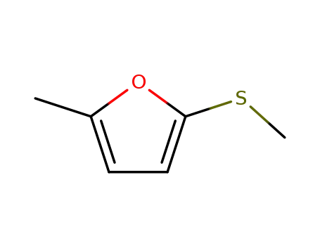 Molecular Structure of 13678-59-6 (5-METHYL-2-(METHYLTHIO)FURAN)