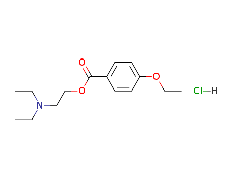 Benzoic acid,4-ethoxy-, 2-(diethylamino)ethyl ester, hydrochloride (1:1)