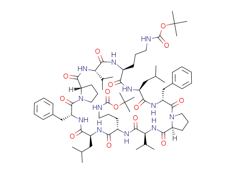 Molecular Structure of 41839-95-6 ([Orn(Boc)<sup>2,2'</sup>]gramicidin)