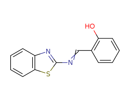 Phenol, 2-[(2-benzothiazolylimino)methyl]-