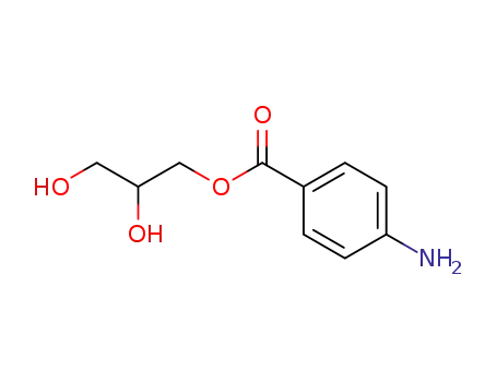 Molecular Structure of 136-44-7 (GLYCERYL P-AMINOBENZOATE)