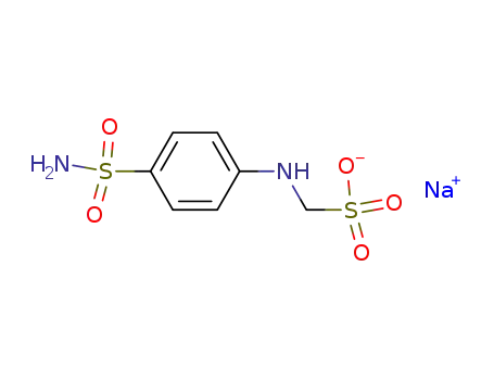 Molecular Structure of 138-43-2 (sodium [[4-(aminosulphonyl)phenyl]amino]methanesulphonate)