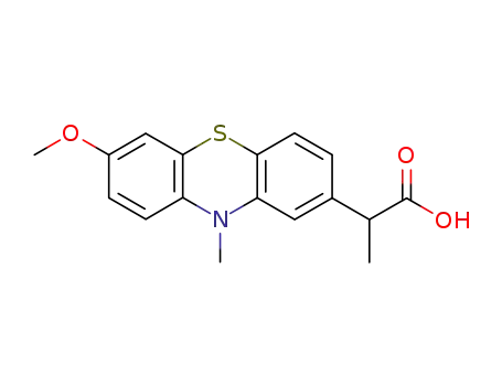 Molecular Structure of 13799-03-6 (protizinic acid)