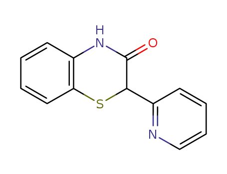 Molecular Structure of 131602-99-8 (2-(2-pyridyl)-3-oxo-3,4-dihydro-2H-1,4-benzothiazine)