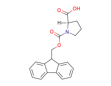 Molecular Structure of 101555-62-8 (Fmoc-D-proline)