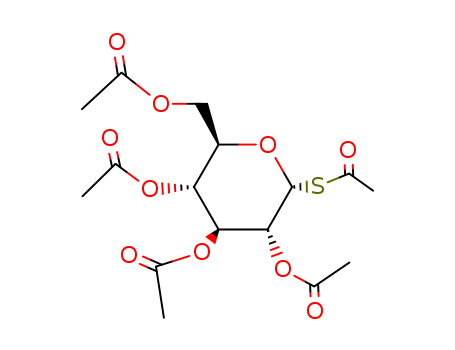 2,3,4,6-Tetra-o-acetyl-1-S-acetyl-1-thio-glucopyranose