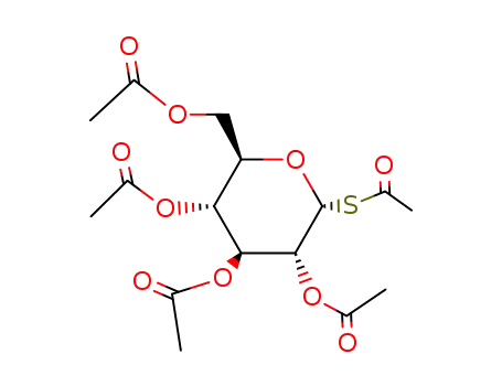 Molecular Structure of 62860-10-0 (1-Thio-alpha-D-glucopyranose pentaacetate)