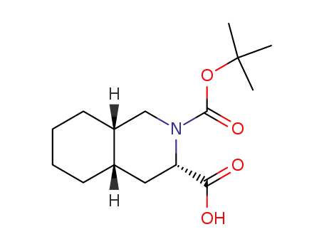 Molecular Structure of 115238-59-0 (2,3(1H)-Isoquinolinedicarboxylic acid, octahydro-, 2-(1,1-dimethylethyl) ester, (3S,4aS,8aS)-)