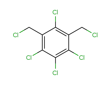 Molecular Structure of 1133-57-9 (ALPHA,ALPHA',2,4,5,6-HEXACHLORO-M-XYLENE)