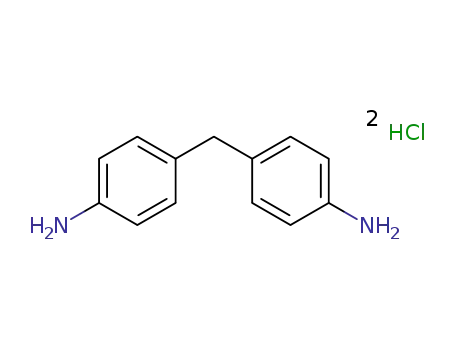 Molecular Structure of 13552-44-8 (4,4'-methylenedianilinium dichloride)