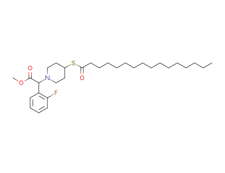 1-(2-Fluoro-α-methoxycarbonylbenzyl)-4-palmitoylthiopiperidine