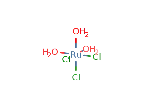 Molecular Structure of 13815-94-6 (RUTHENIUM(III) CHLORIDE TRIHYDRATE)