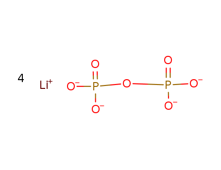 Diphosphoric acid,lithium salt (1:4)