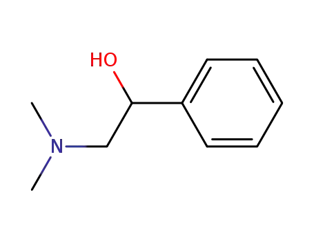 Molecular Structure of 6853-14-1 (1-Phenyl-2-dimethylaminoethanol)