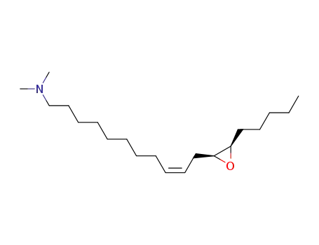 Molecular Structure of 1323108-61-7 (N,N-dimethyl-(12S,13R)-epoxy-cis-9-octadecenyl amine)