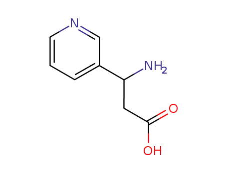 Molecular Structure of 155050-17-2 ((R)-3-AMINO-3-(3-PYRIDYL)-PROPIONIC ACID)