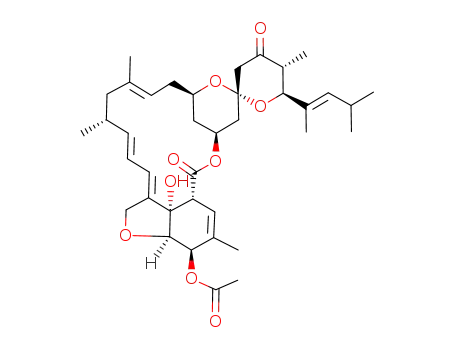 Molecular Structure of 113462-09-2 (C<sub>38</sub>H<sub>52</sub>O<sub>9</sub>)