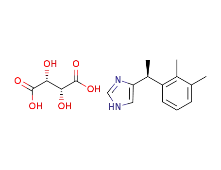 Molecular Structure of 176721-04-3 ((S)-dexmedetomidine-L-(+)-tartrate)
