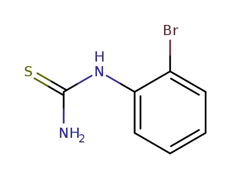 Molecular Structure of 5391-30-0 (1-(2-BROMOPHENYL)-2-THIOUREA)