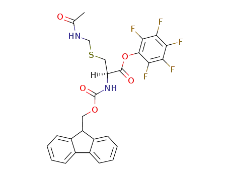 Molecular Structure of 86060-96-0 (FMOC-CYS(ACM)-OPFP)