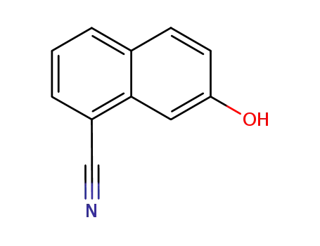 Molecular Structure of 19307-13-2 (7-HYDROXY-1-NAPHTHONITRILE)