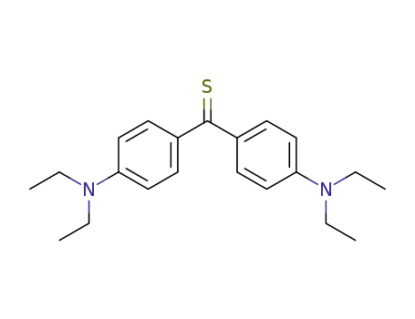 Molecular Structure of 25642-33-5 (bis(4-diethylaminophenyl)methanethione)