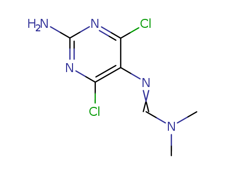 N'-(2-amino-4,6-dichloro-pyrimidin-5-yl)-N,N-dimethyl-formamidine