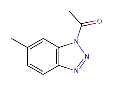 Molecular Structure of 129354-65-0 (6-Methyl-1-acetylbenzotriazole)