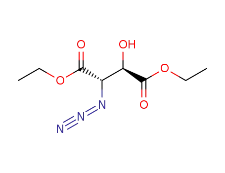 Molecular Structure of 101924-53-2 (diethyl (2S,3R)-2-azido-3-hydroxysuccinate)