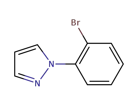 Molecular Structure of 87488-84-4 (1-(2-BROMOPHENYL)-1H-PYRAZOLE)