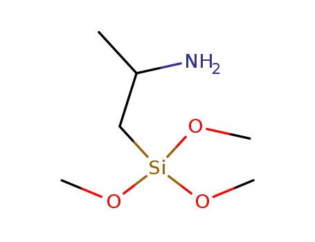 Molecular Structure of 130530-83-5 (beta-amminopropyl trimethoxy silane)