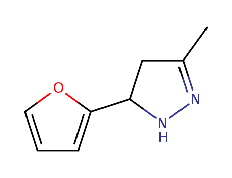 1H-Pyrazole,5-(2-furanyl)-4,5-dihydro-3-methyl- cas  13599-33-2