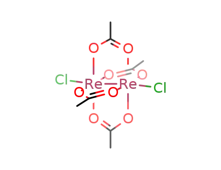 Molecular Structure of 14126-96-6 (chlororhenium - acetic acid (1:2))