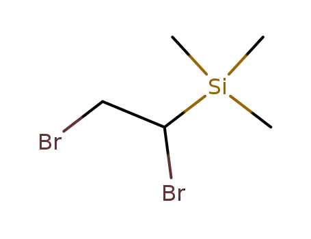 Molecular Structure of 18146-08-2 (1,2-Dibromoethyltrimethylsilane)