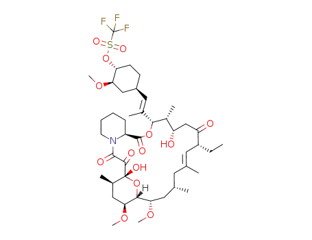 Molecular Structure of 148146-56-9 (ascomycin 32-triflate)